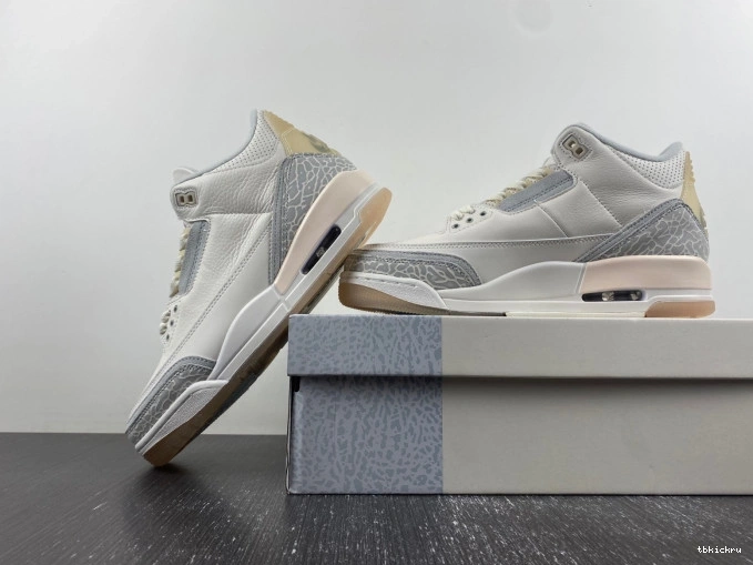 Reps TBK Air Ivory Craft Jordan 3 FJ9479-100 0711